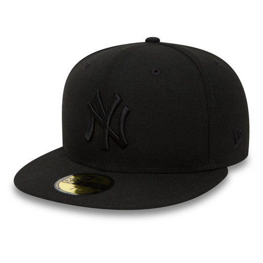 New Era 59Fifty NewYork Yankees Black On Black Cap