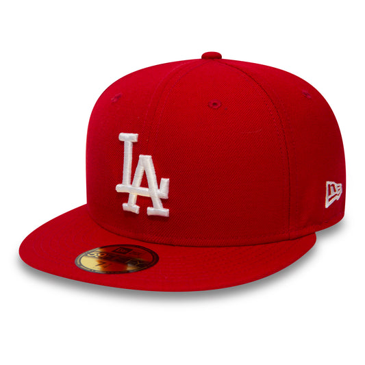 New Era 59Fifty Los Angeles Dodgers Scarlet/White Cap