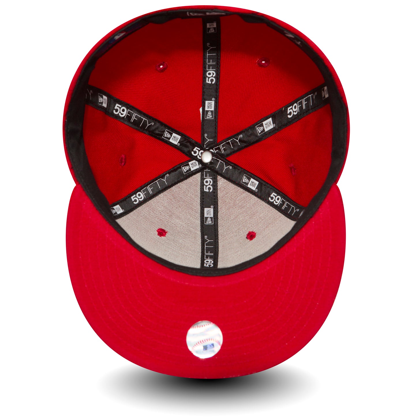 New Era 59Fifty Los Angeles Dodgers Scarlet/White Cap