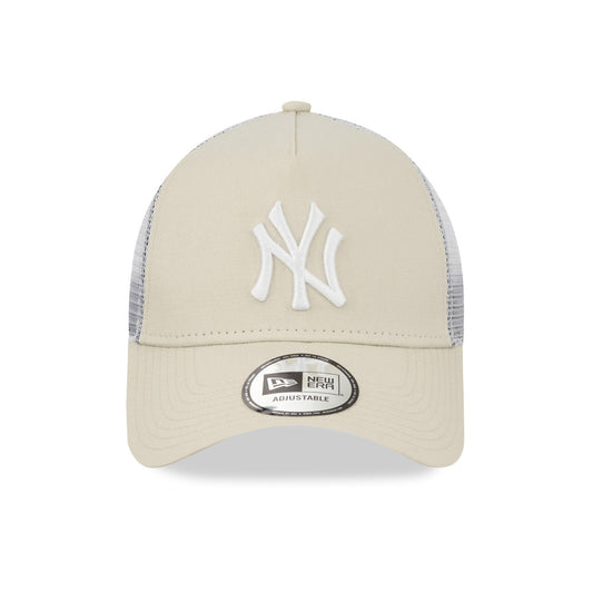 New Era 9Forty NewYork Yankees Trucker Stone/White Cap