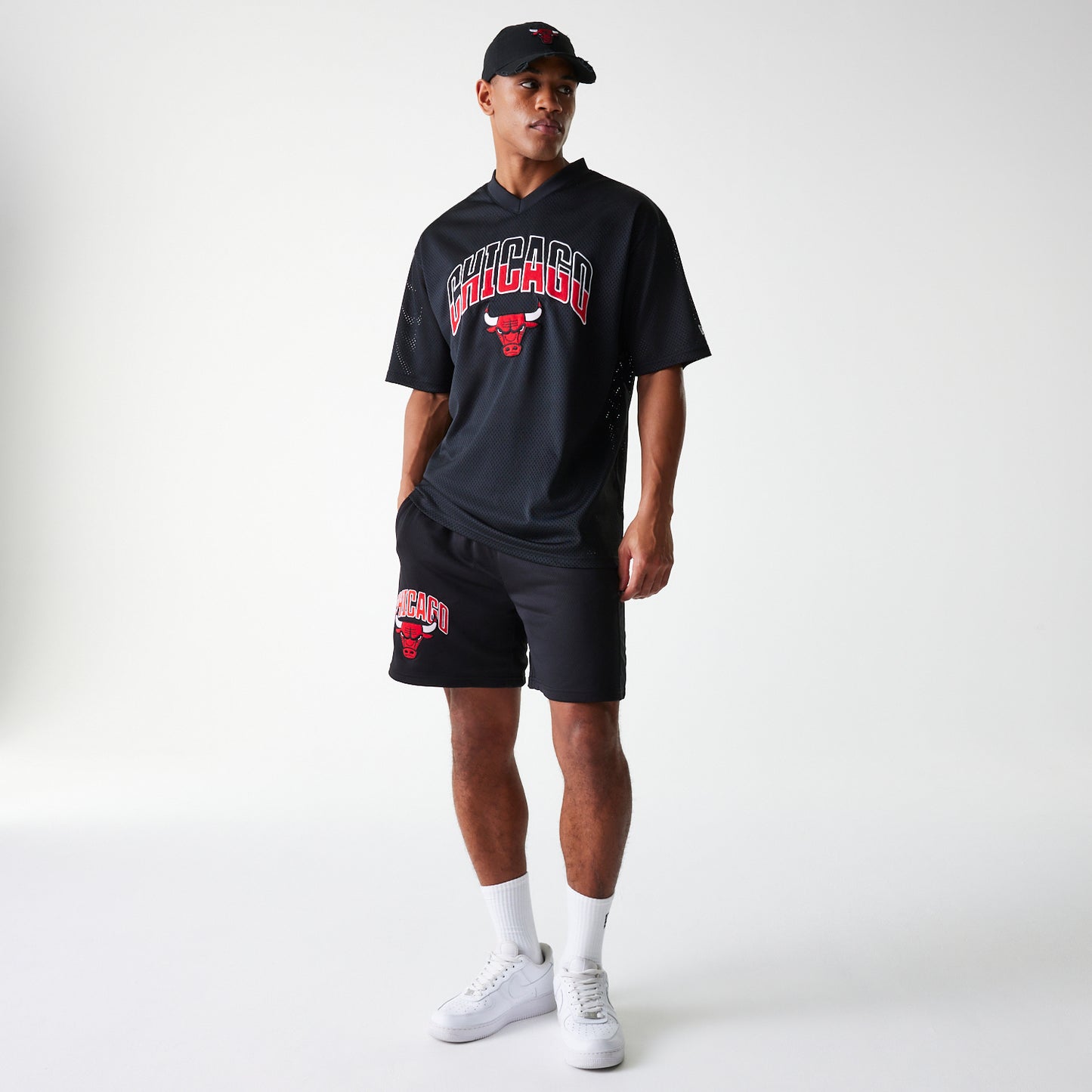 Maillot de basket en mesh New Era NBA Chibull