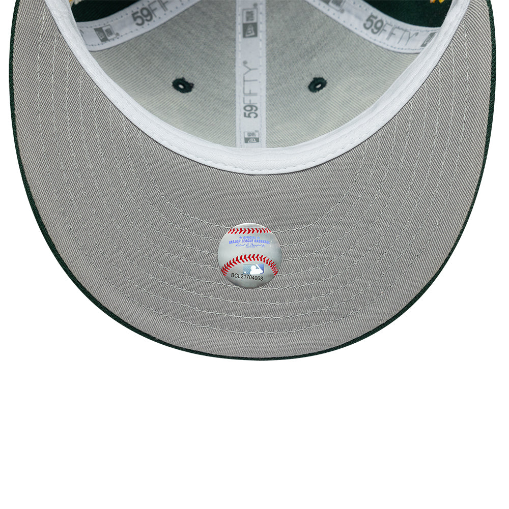 New Era 59Fifty Low Profile Oakland Athletics Green Cap