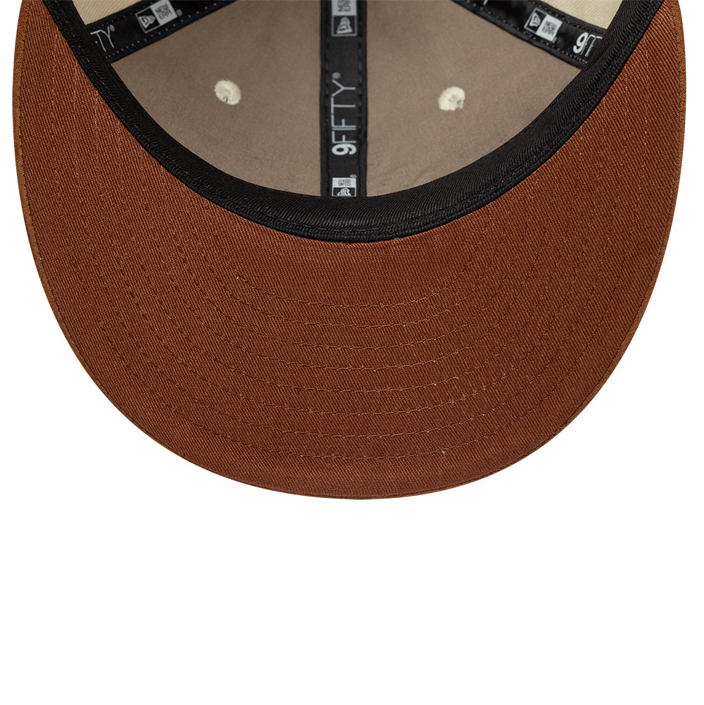 New Era 9Fifty Suede Cream/Dau Cap