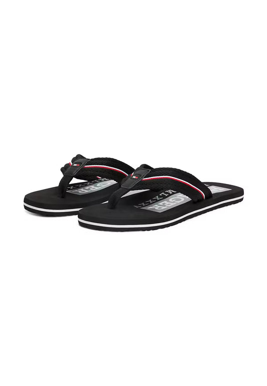 Sandales de plage Corporate Hilfiger noires