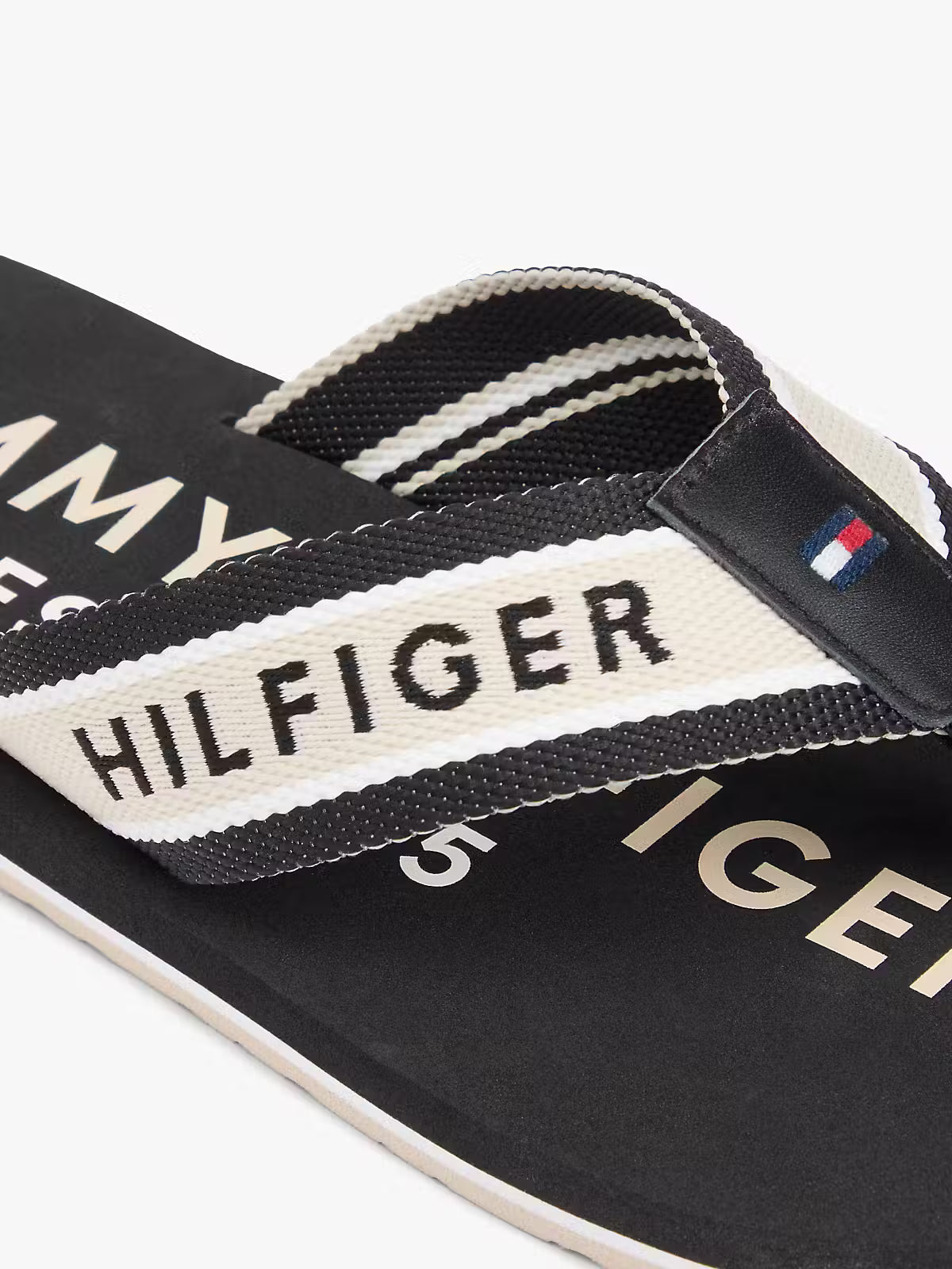 Sandale de plage Hilfiger noire sportive