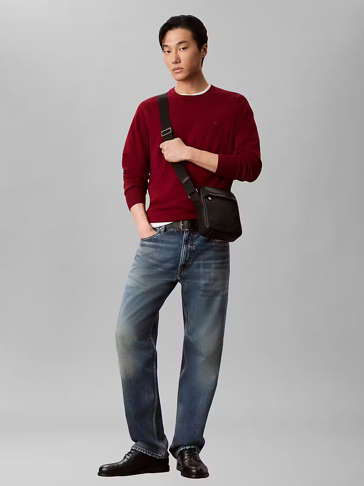 Calvin Klein Emblem Deboss Black Bag