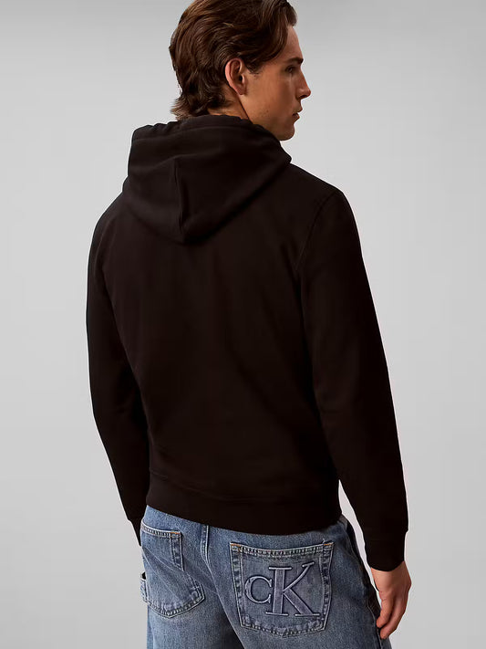 Calvin Klein 350 Fleece Varsity Black Hoodie