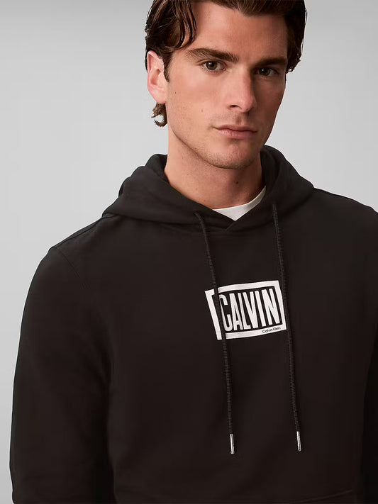 Calvin Klein Jeans 350Terry Box Logo Black Hoodie