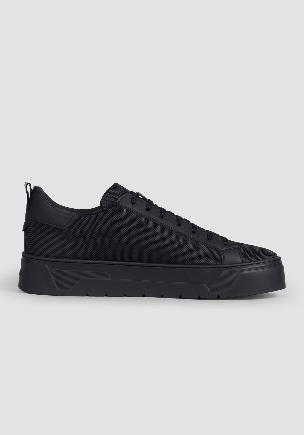 Antony Morato Metal Bold Nylon/Leather Black Sneakers