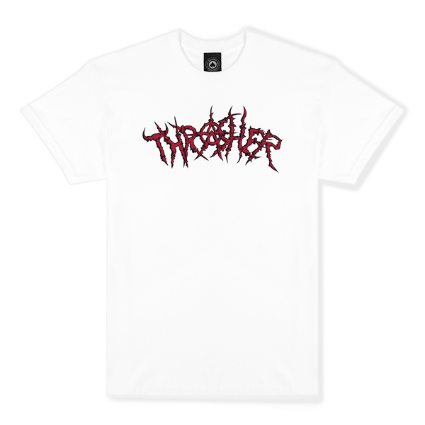THRASHER Thorns White T-Shirt