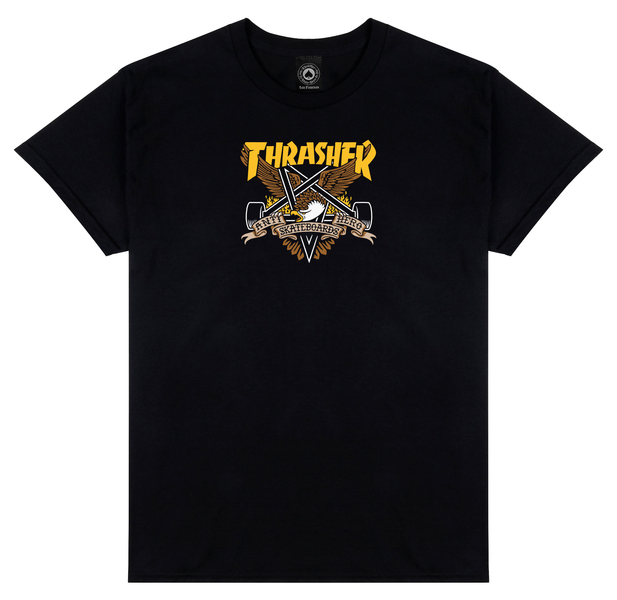 THRASHER EagleGram Black T-Shirt