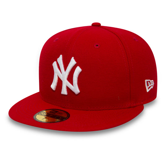 New Era 59Fifty NewYork Yankees Scarlet/White Cap