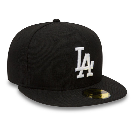New Era 59Fifty Los Angeles Dodgers Black/White Cap