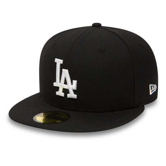 New Era 59Fifty Los Angeles Dodgers Black/White Cap