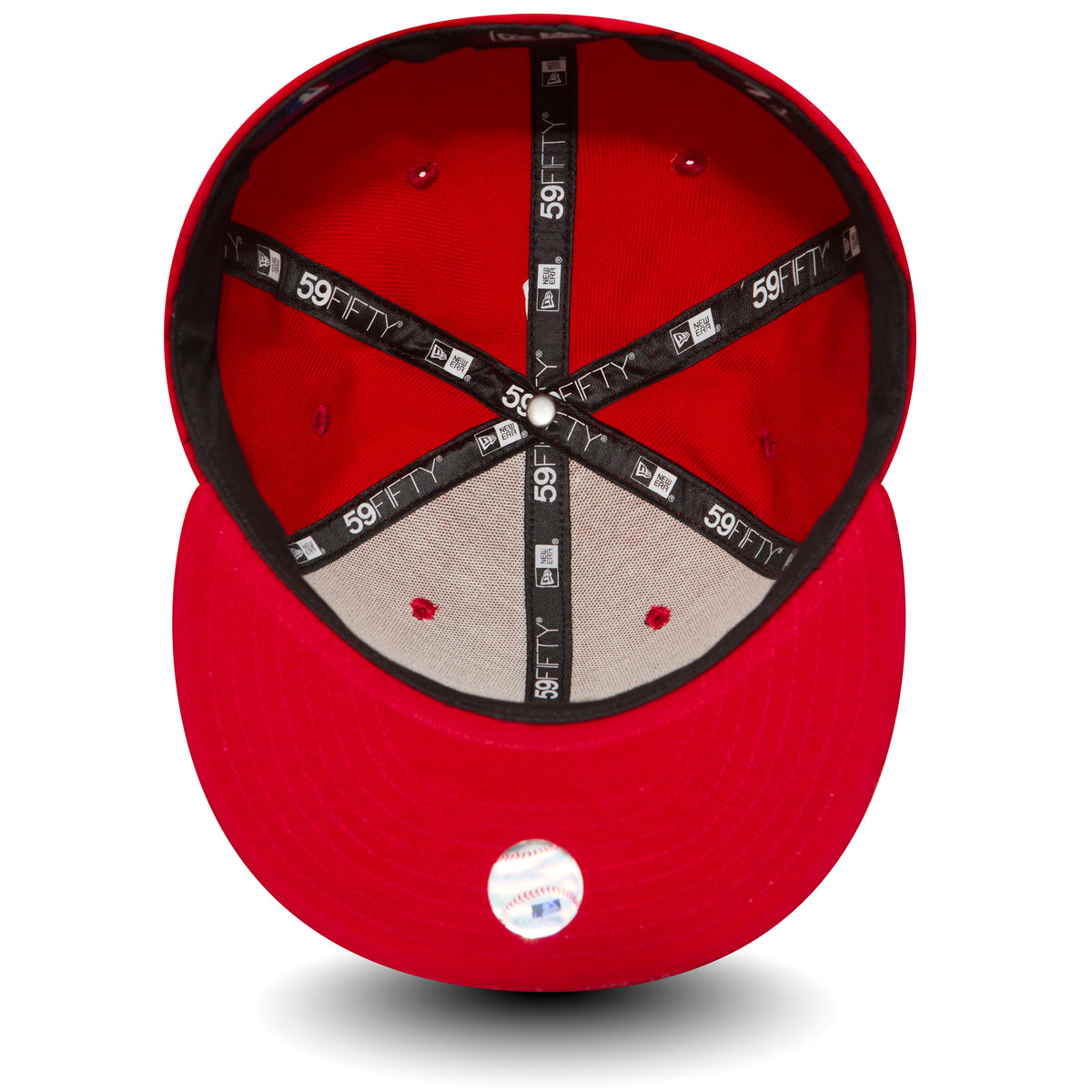 New Era 59Fifty Los Angeles Dodgers Scarlet/White Cap