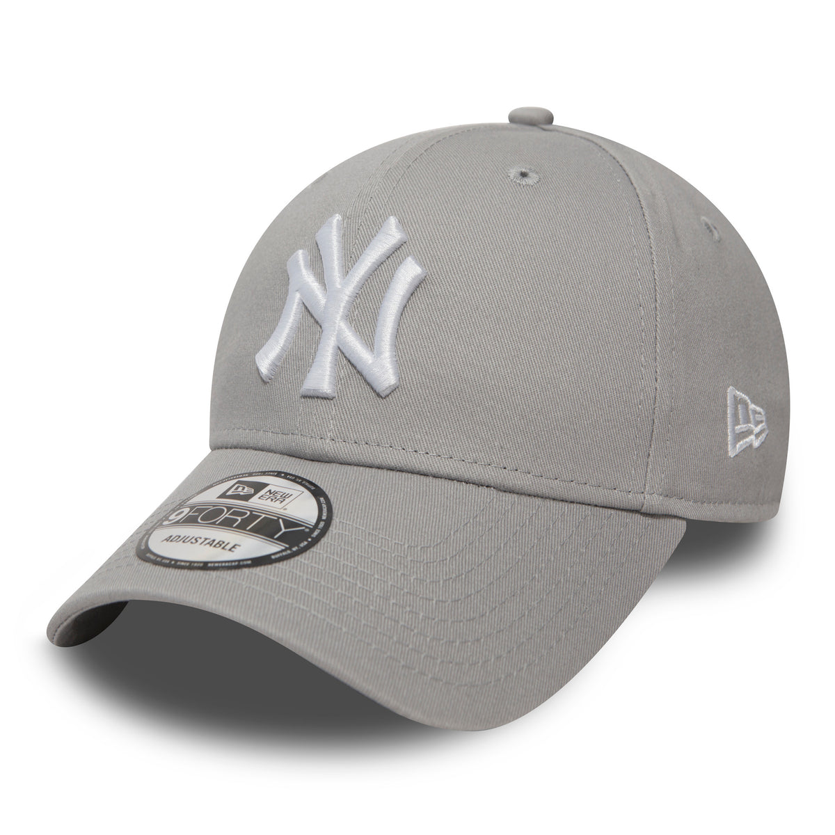 New Era 9Forty New York Yankees Adjustable Gray/White Cap
