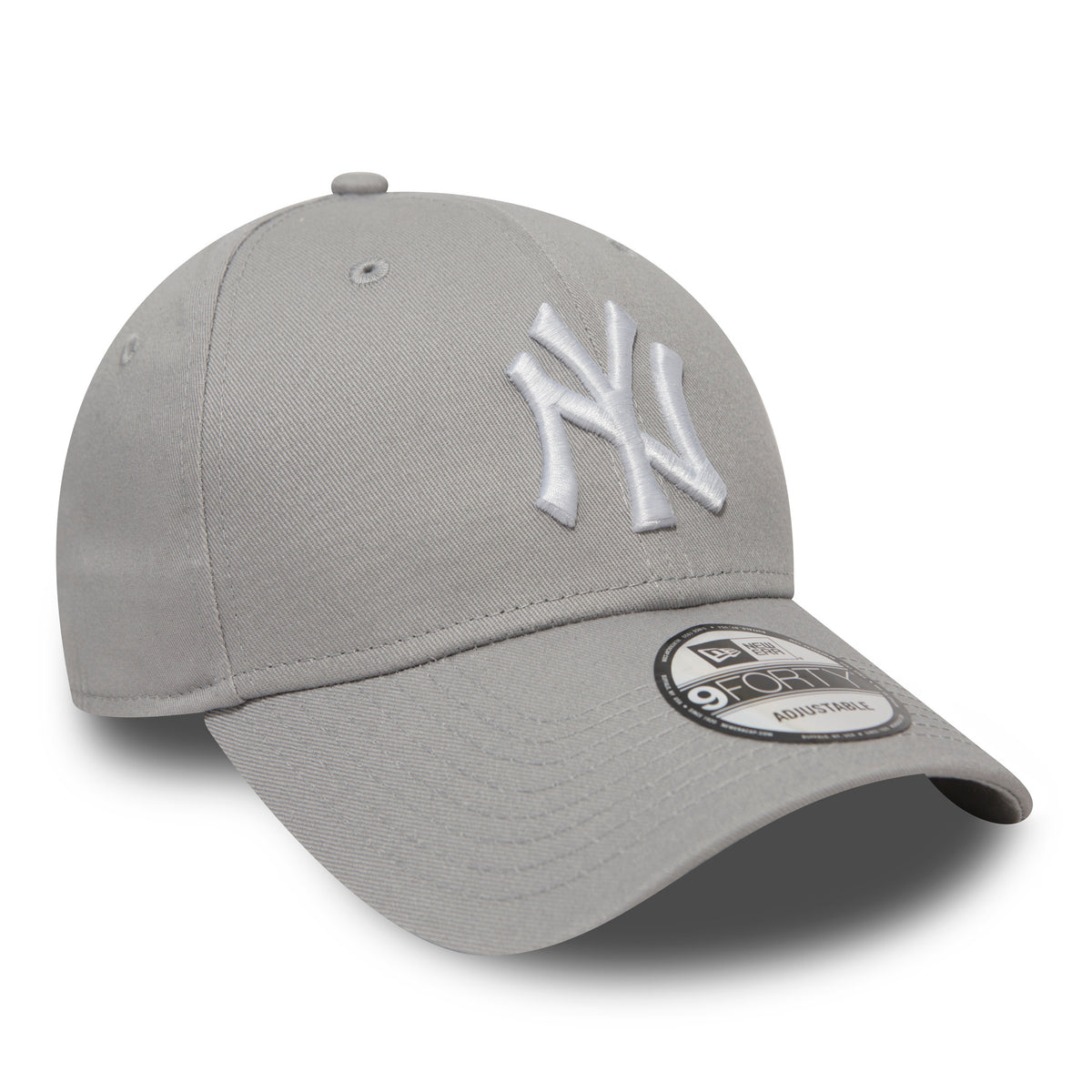 New Era 9Forty New York Yankees Adjustable Gray/White Cap