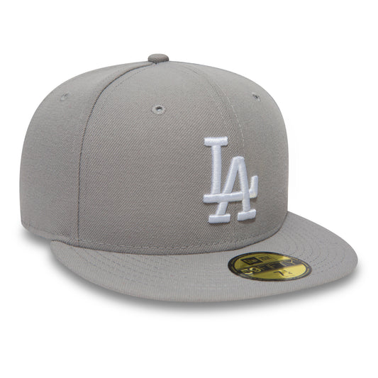 New Era 59Fifty Los Angeles Dodgers Gray/White Cap