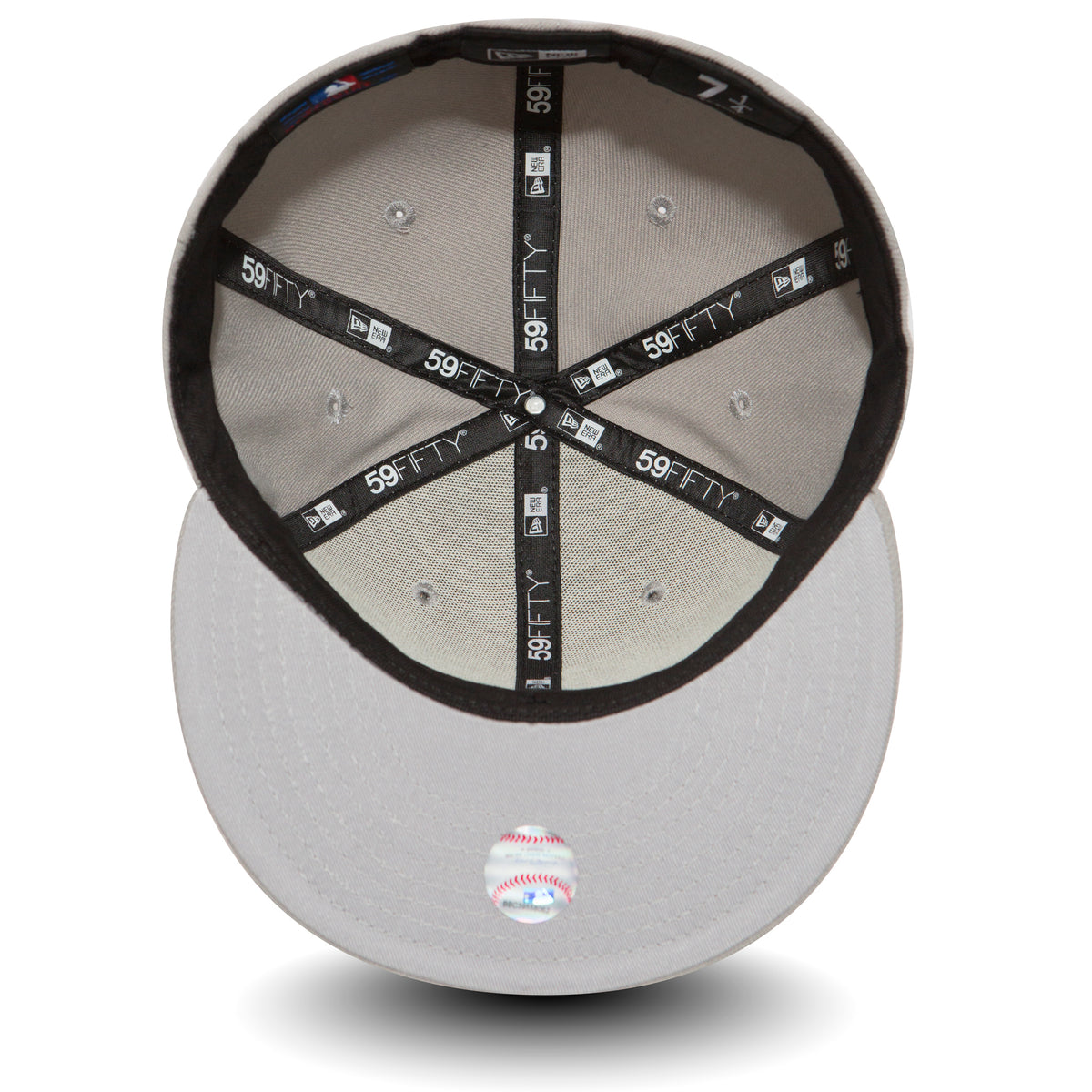 New Era 59Fifty Los Angeles Dodgers Gray/White Cap