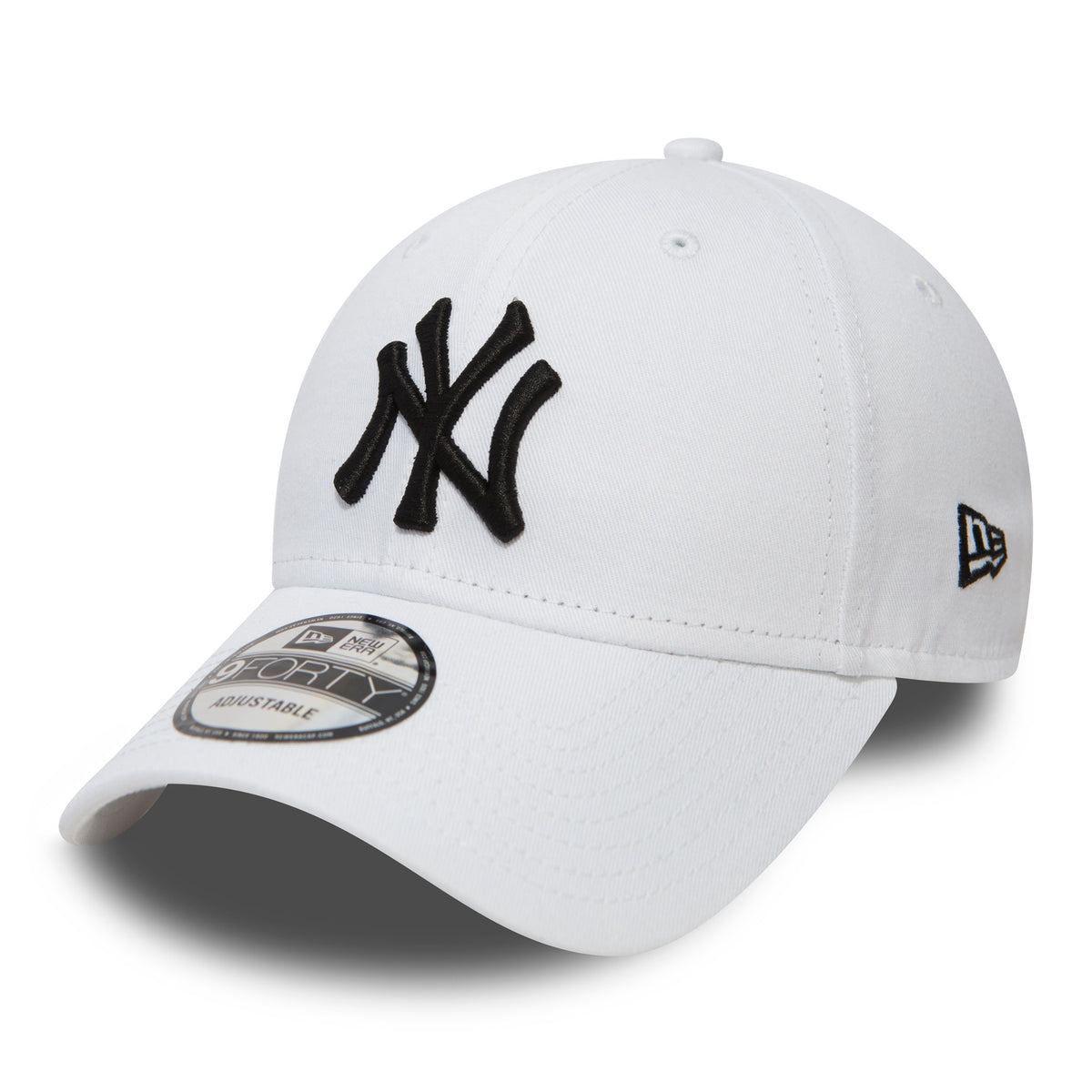 New Era 9Forty New York Yankees Adjustable White / Black Cap