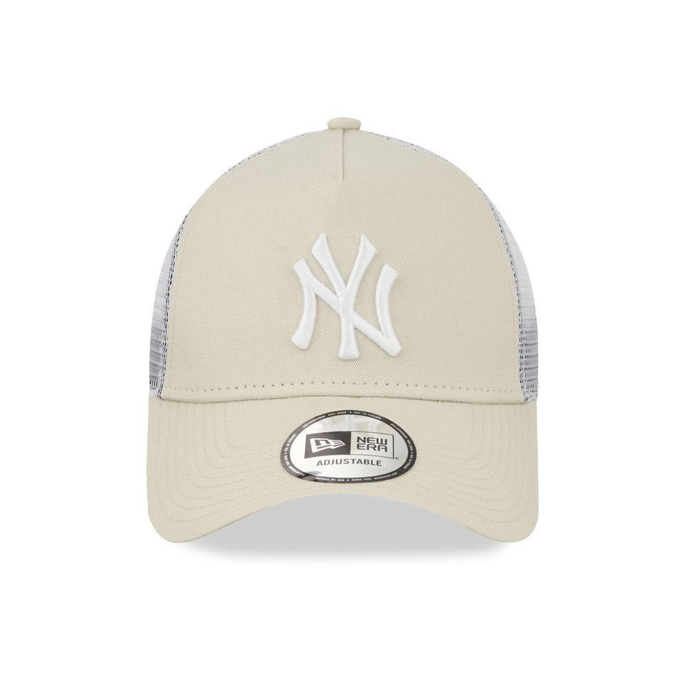 New Era 9Forty NewYork Yankees Trucker Stone/White Cap