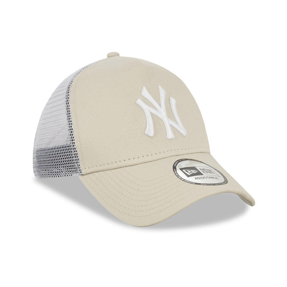 New Era 9Forty NewYork Yankees Trucker Stone/White Cap