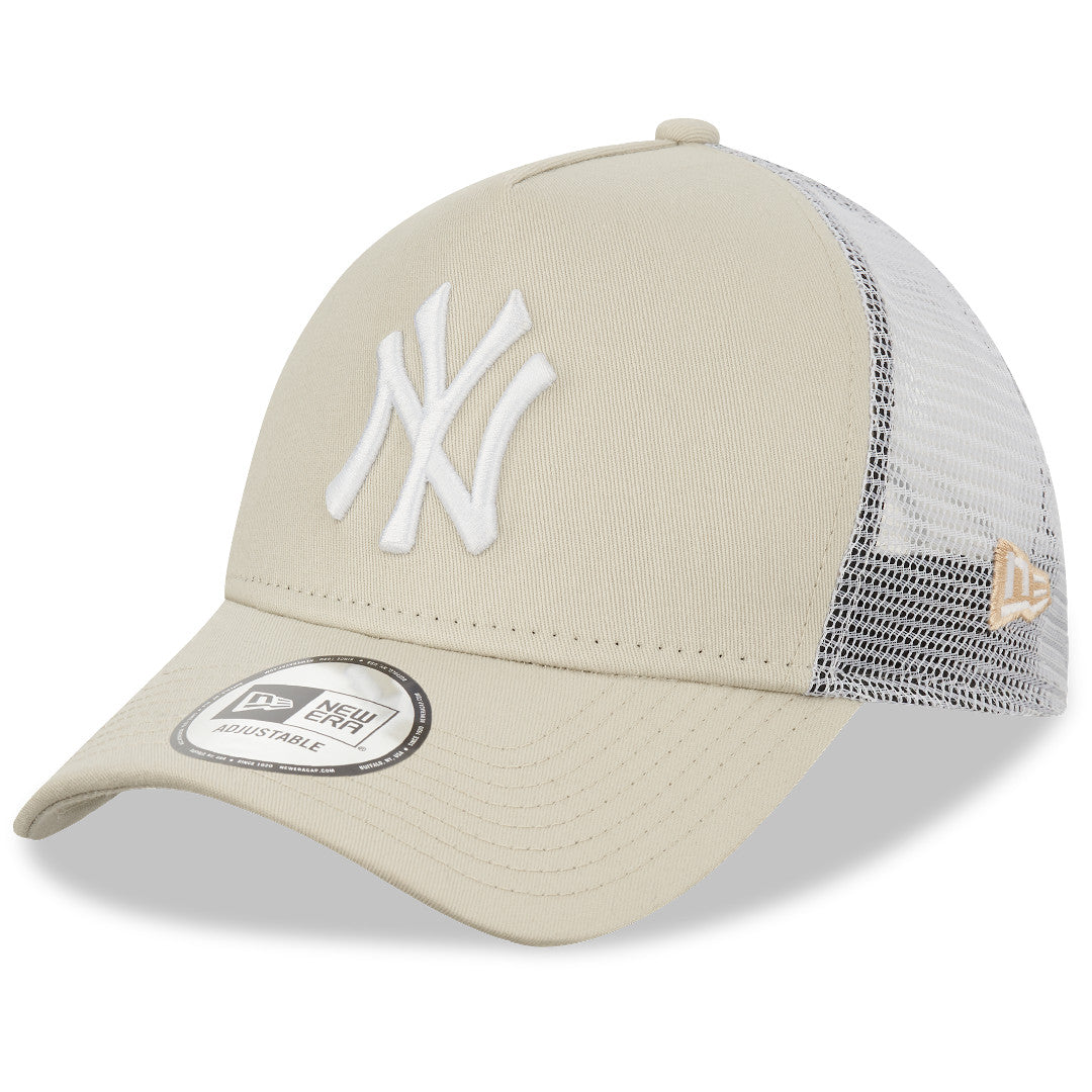New Era 9Forty NewYork Yankees Trucker Stone/White Cap
