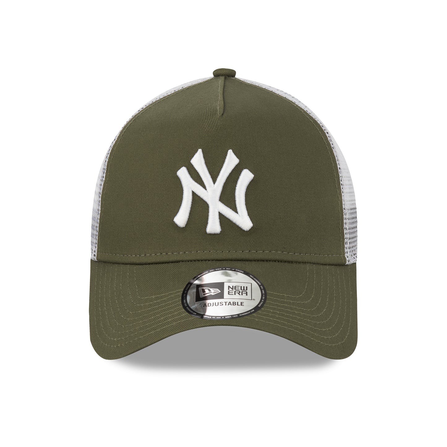 New Era 9Forty NewYork Yankees Trucker Olive/White Cap