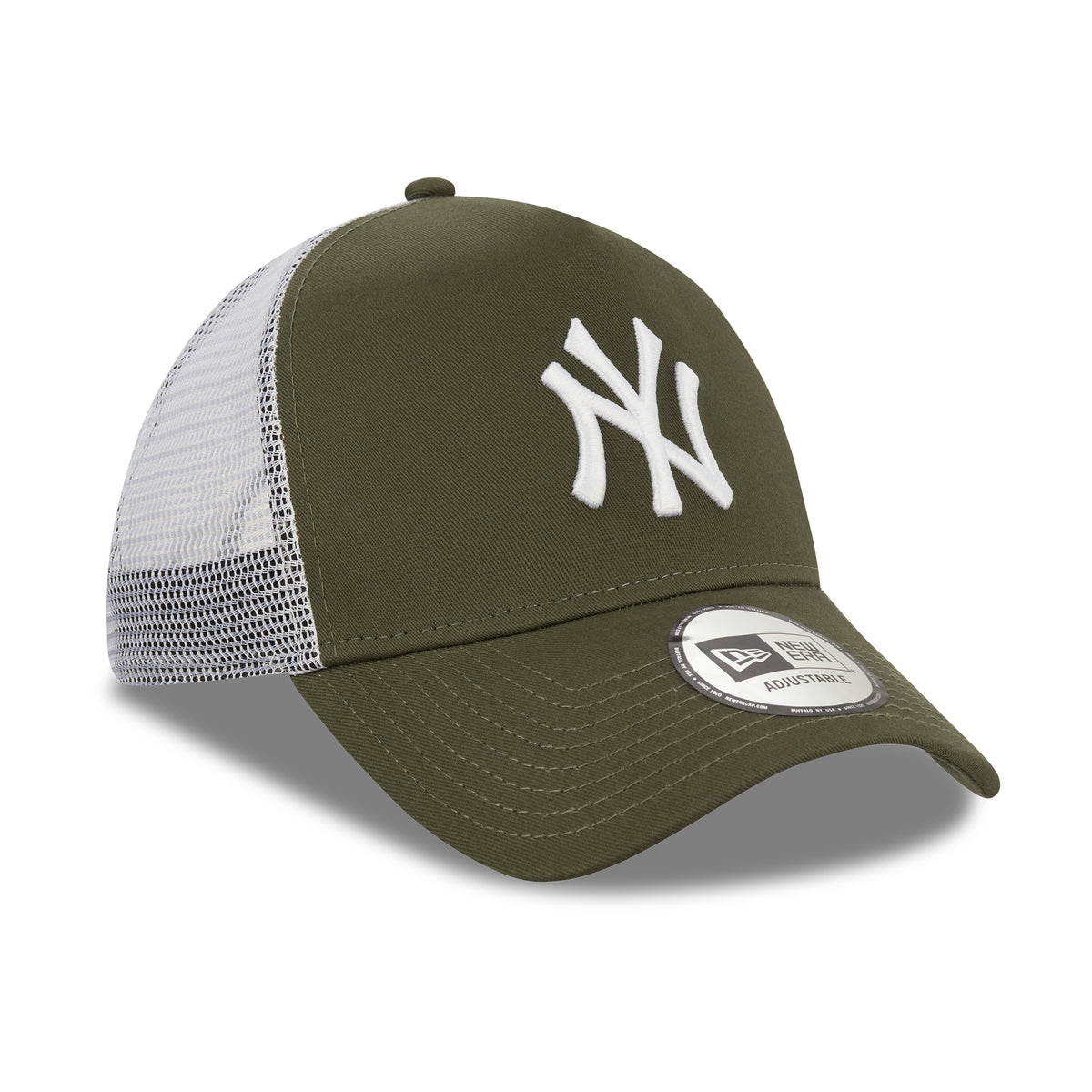 New Era 9Forty NewYork Yankees Trucker Olive/White Cap