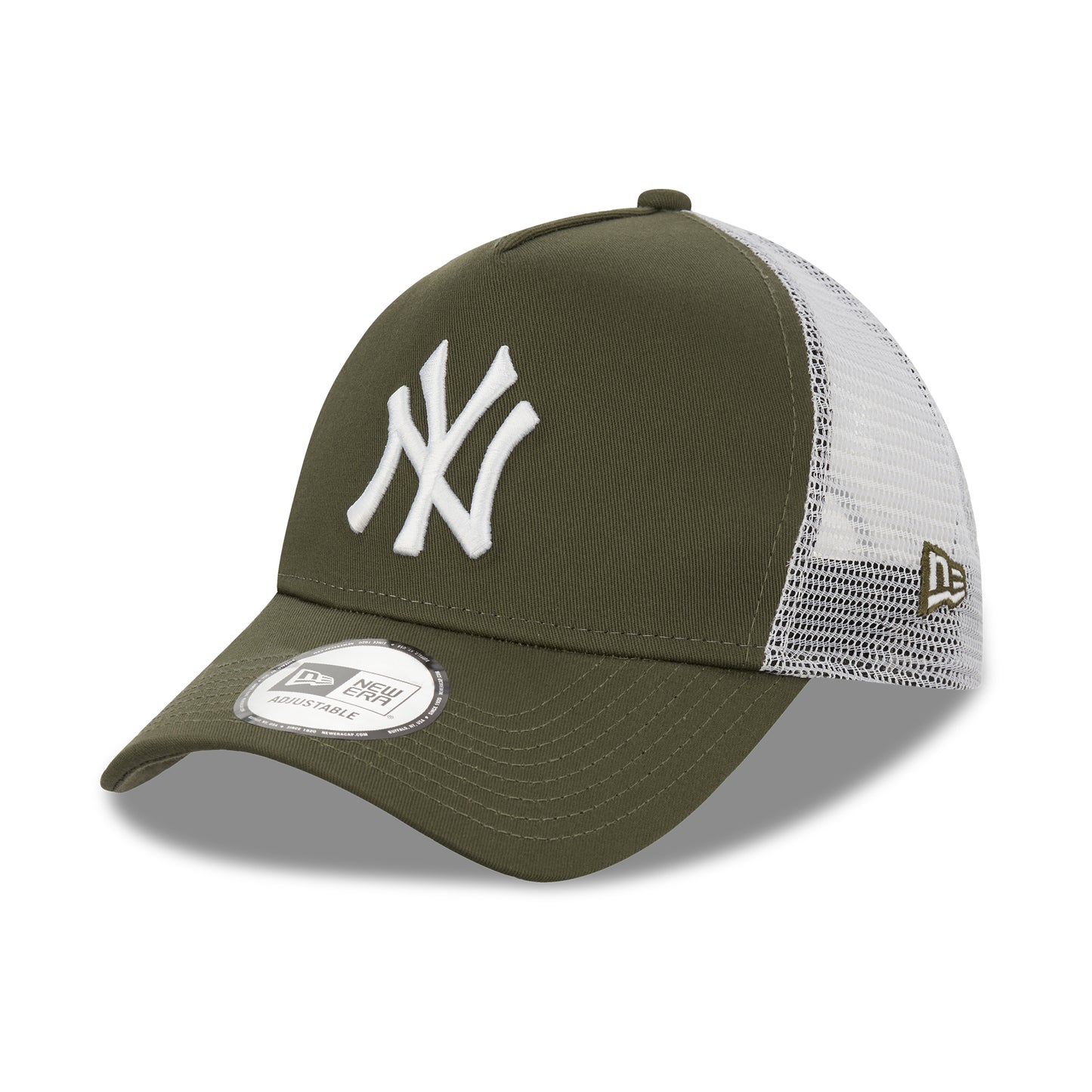 New Era 9Forty NewYork Yankees Trucker Olive/White Cap