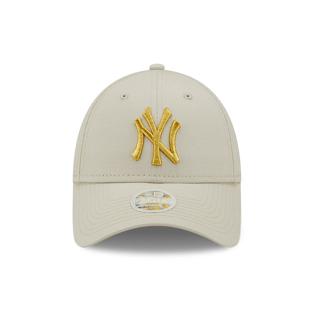 New Era 9Forty Metallic Logo NewYork Yankees Gold Cap