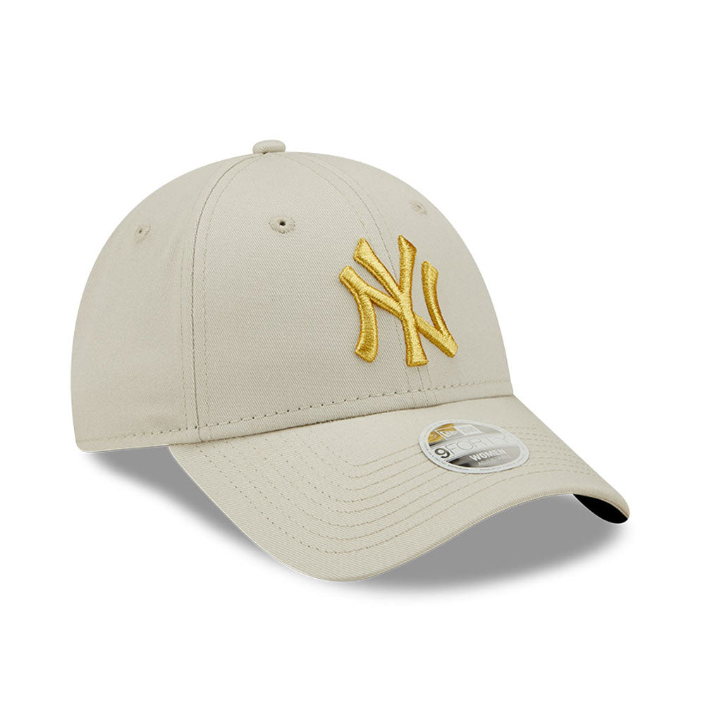 New Era 9Forty Metallic Logo NewYork Yankees Gold Cap