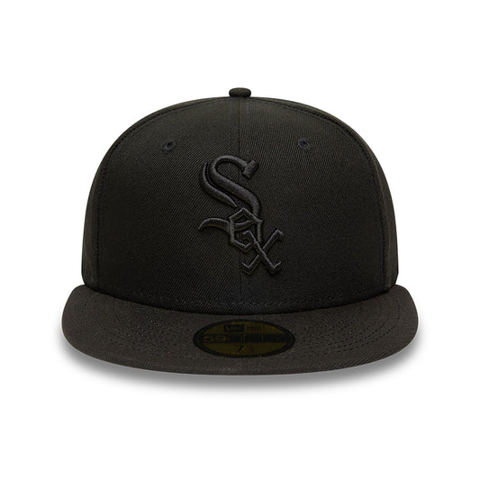 New Era 59Fifty Chicago White Sox Black On Black Cap