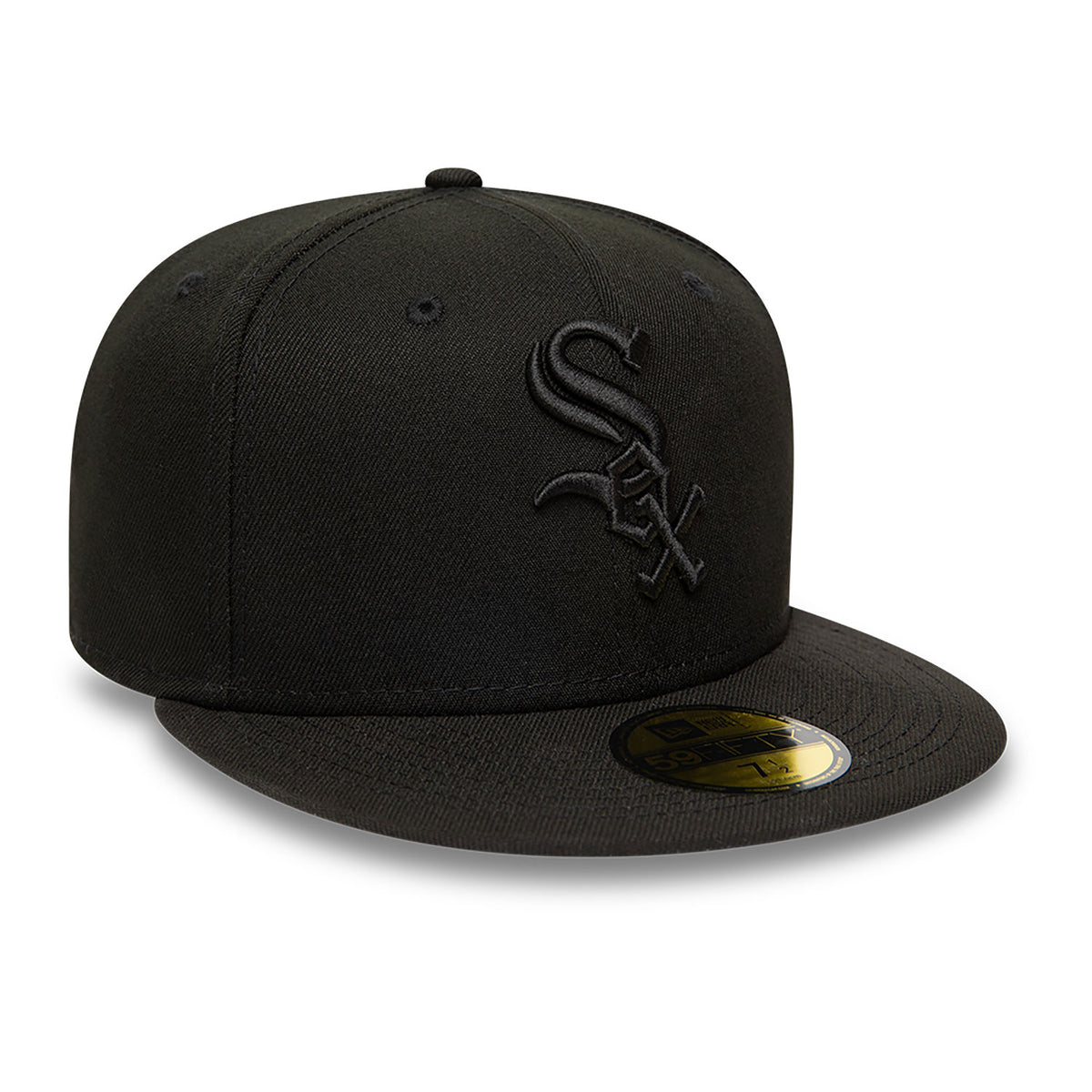 New Era 59Fifty Chicago White Sox Black On Black Cap