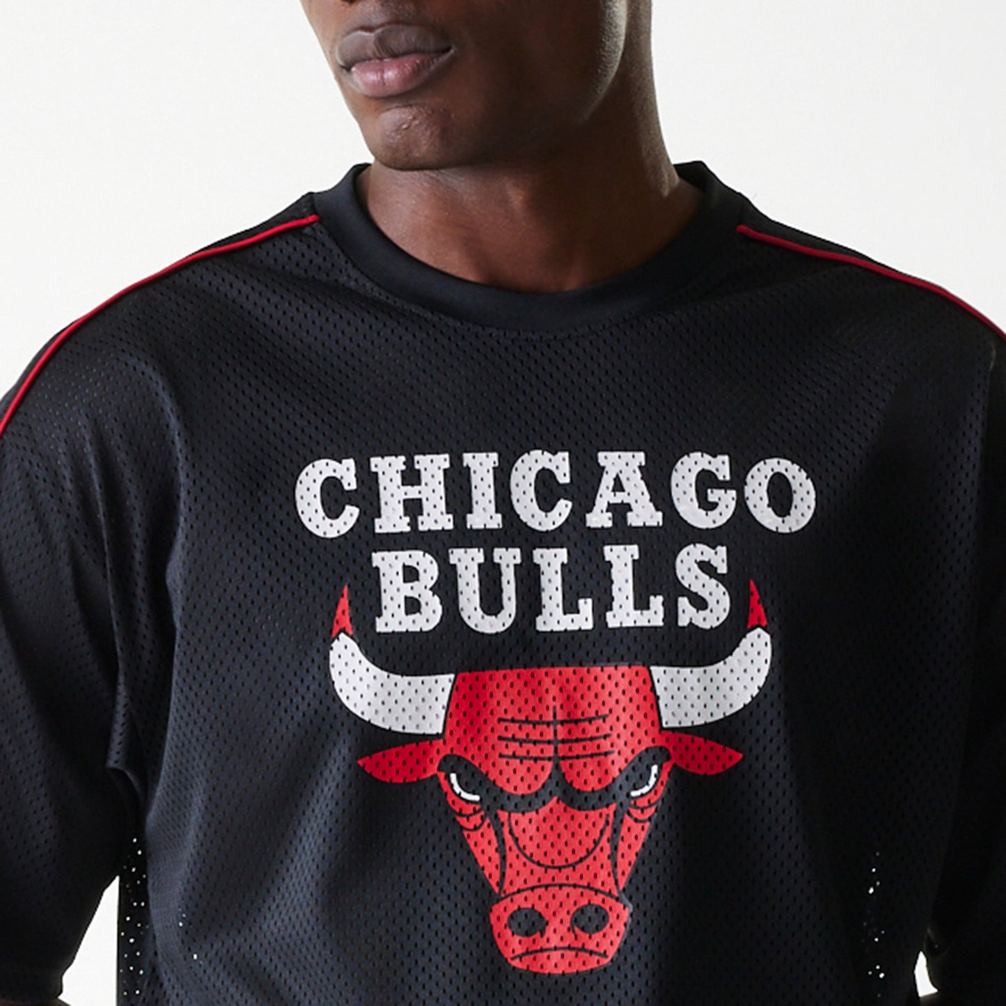 T-shirt en maille à passepoil New Era NBA Chibul
