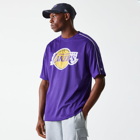 T-shirt Loslak en maille avec liseré New Era NBA