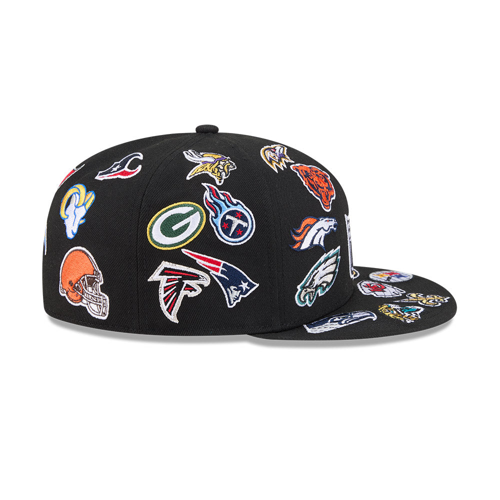 New Era 59Fifty NFL All Over Black Cap
