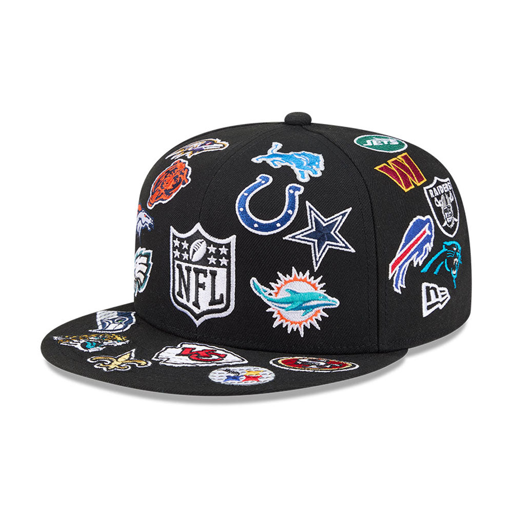 New Era 59Fifty NFL All Over Black Cap