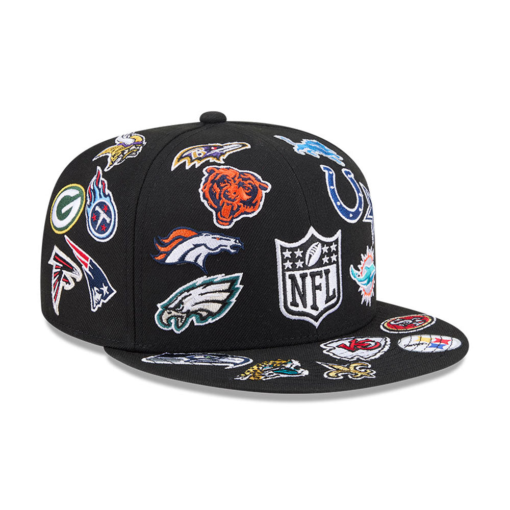 New Era 59Fifty NFL All Over Black Cap