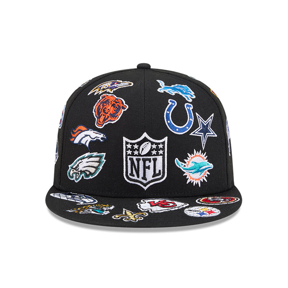 New Era 59Fifty NFL All Over Black Cap