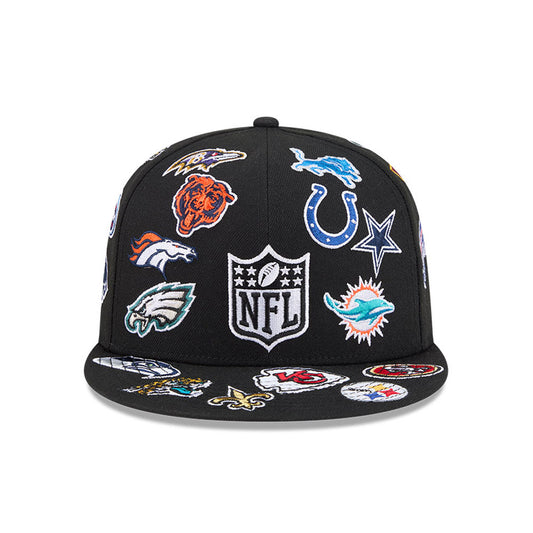 New Era 59Fifty NFL All Over Black Cap