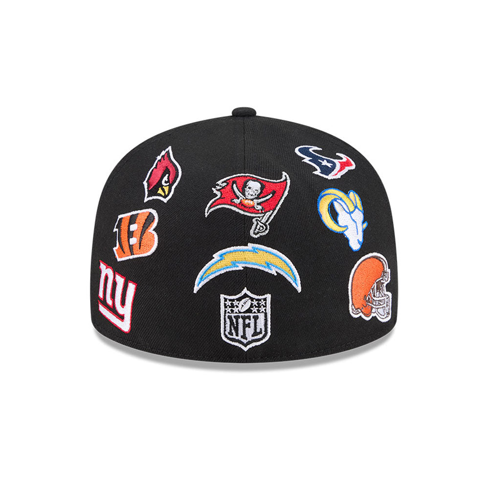 New Era 59Fifty NFL All Over Black Cap