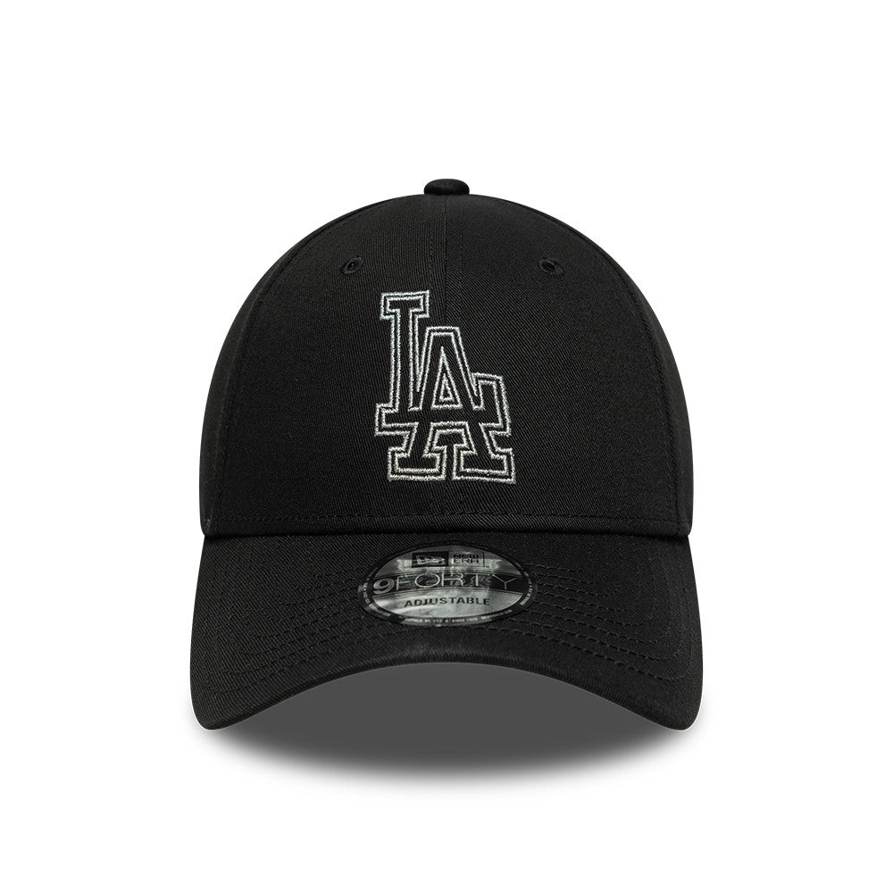 New Era 9Forty Los Angeles Dodgers Black/Metallic Cap