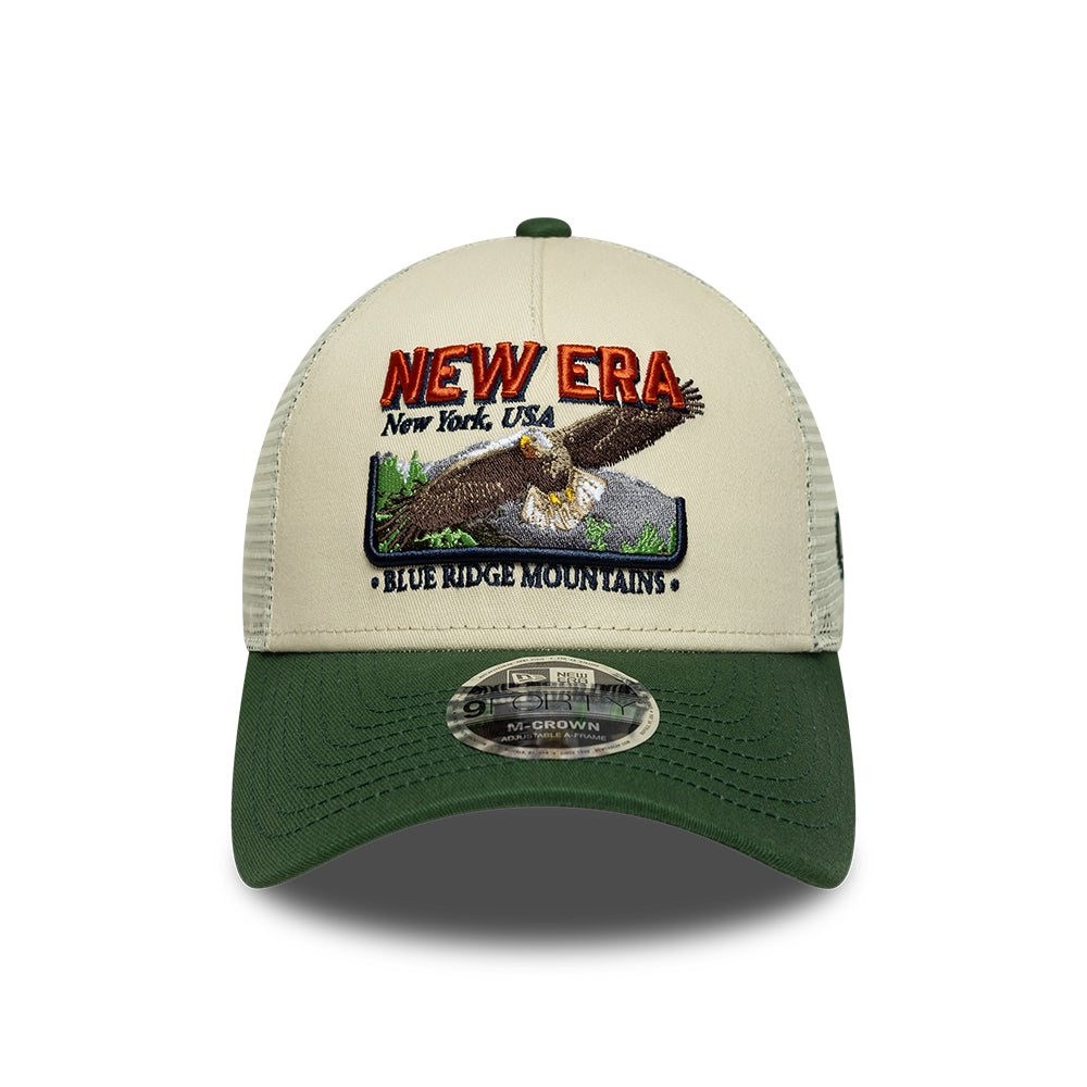 New Era 9Forty Trucker Light Cream Cap