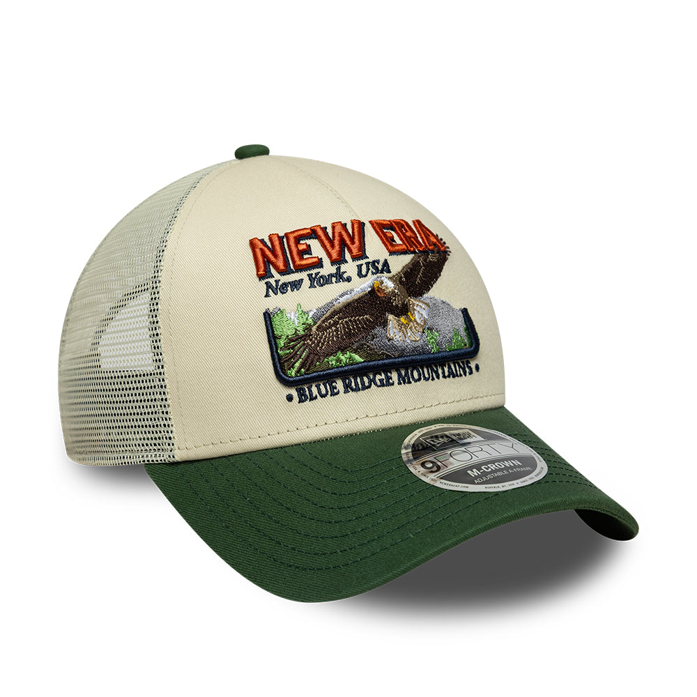 New Era 9Forty Trucker Light Cream Cap