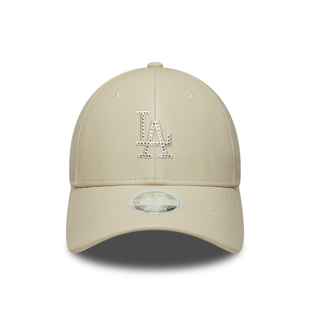 New Era 9Forty Women's Los Angeles Dodgers PU Stone/Cream Cap