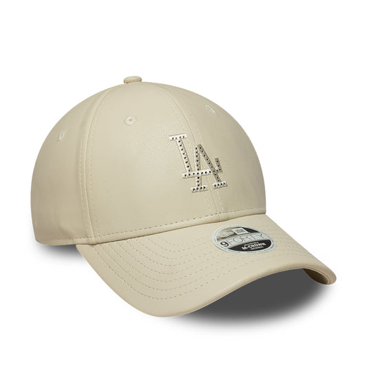 New Era 9Forty Women's Los Angeles Dodgers PU Stone/Cream Cap
