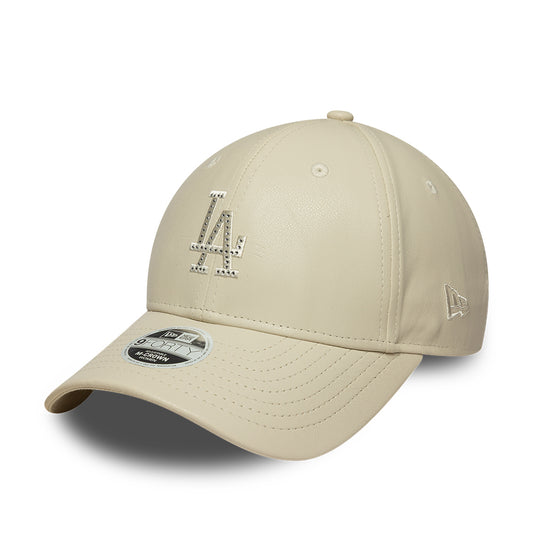 New Era 9Forty Women's Los Angeles Dodgers PU Stone/Cream Cap