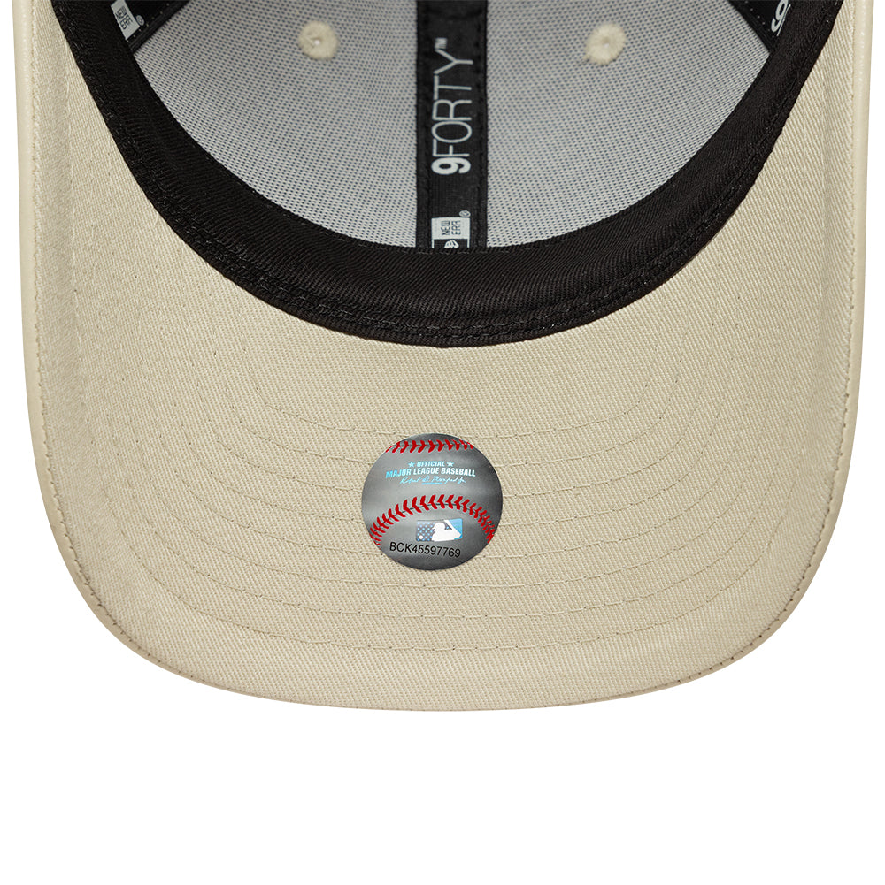 New Era 9Forty Women's Los Angeles Dodgers PU Stone/Cream Cap