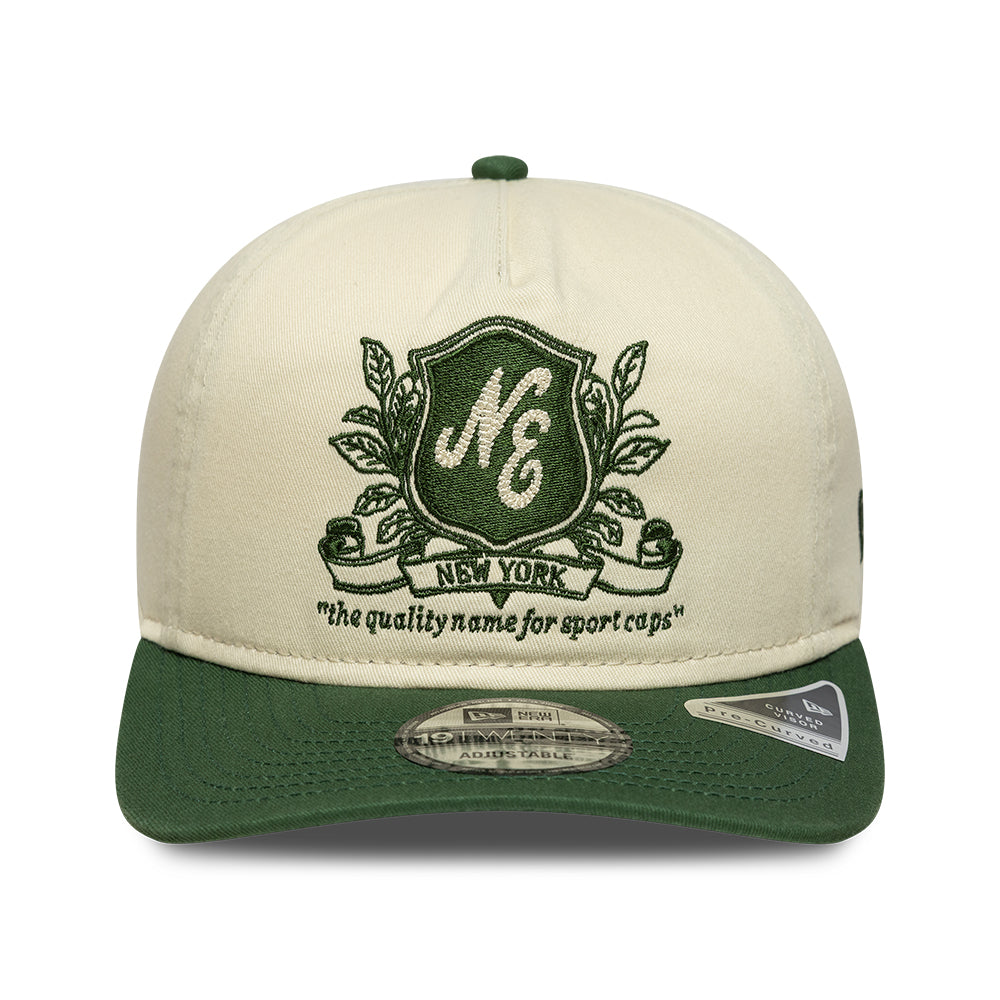 New Era 19Twenty Washed Graphic Cream/Green Cap